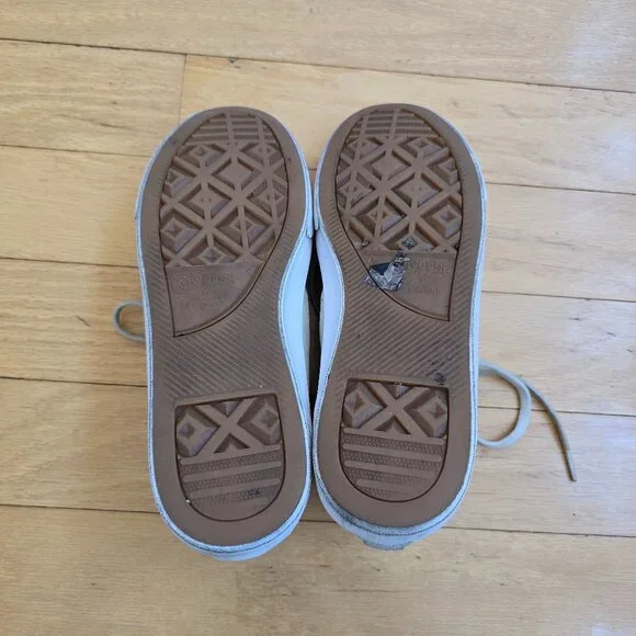 Converse | Louie Lopez Pro Mid white suede skater sneakers | MENS 7.5 - Picture 8 of 8